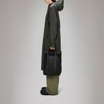 RAINS 2 Way Tote Backpack Mini in Black