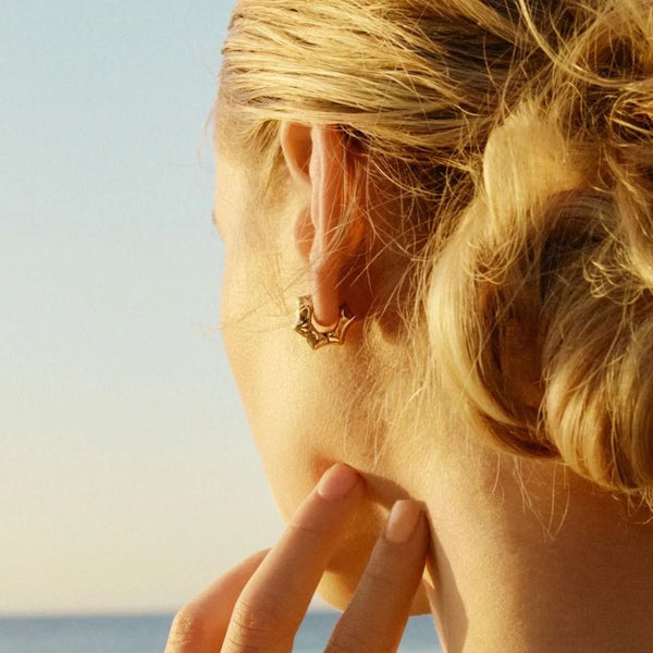 EDBLAD Cane Hoops Multi S in Gold