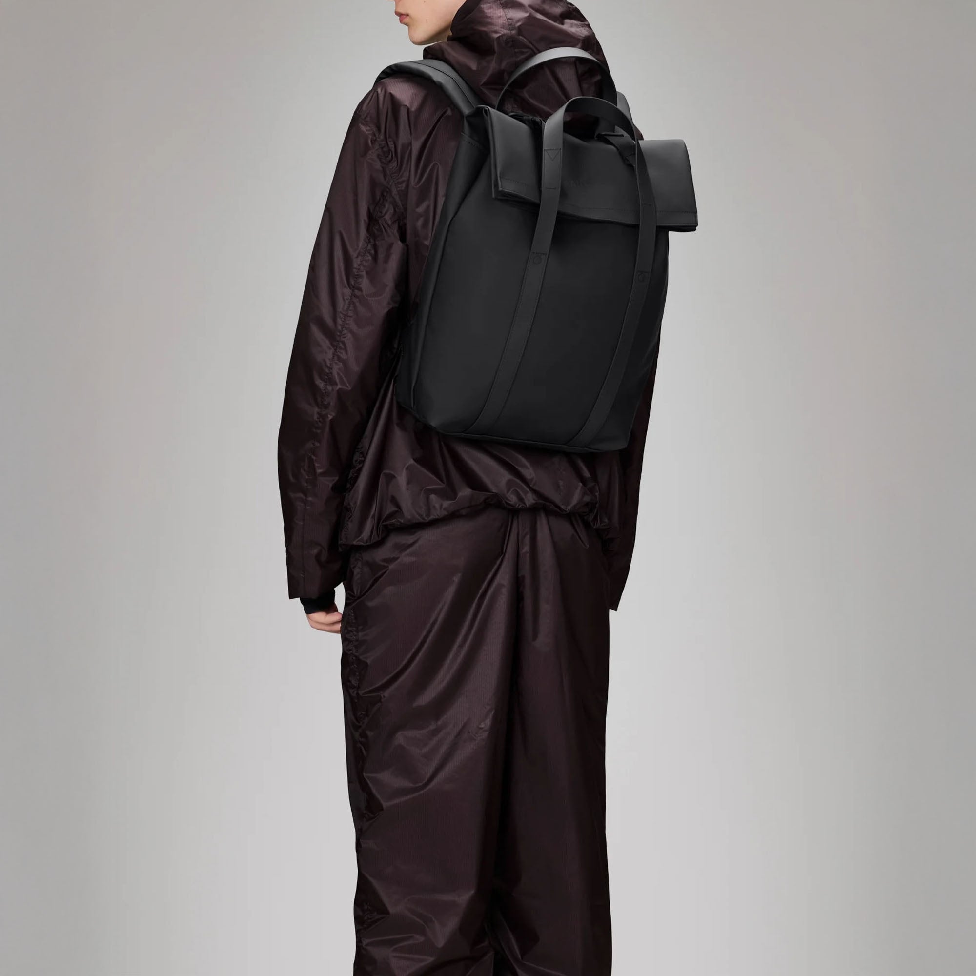 RAINS 2 Way Tote Backpack W3 in Black | Collen & Clare