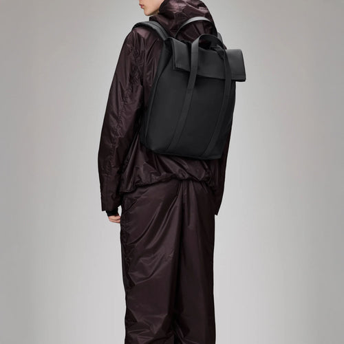 RAINS 2 Way Tote Backpack W3 in Black