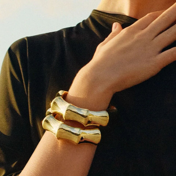 EDBLAD Cane Bangle in Gold