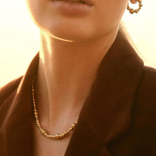 EDBLAD Sphere Necklace Multi in Gold