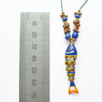 PHILIPPA KUNISCH M Fish Necklace in Blue
