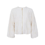 BLACK COLOUR BCCornelia Embroidery Cut Out Jacket in Cream