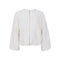 BLACK COLOUR BCCornelia Embroidery Cut Out Jacket in Cream