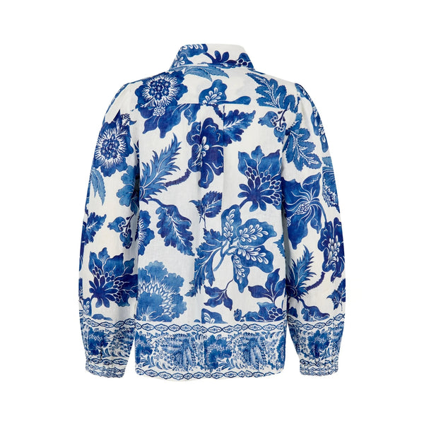 DEA KUDIBAL SiomaDEA NS Shirt with Balloon Sleeves in Blossoming