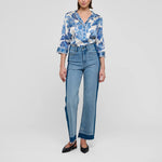 DEA KUDIBAL DanittaDEA Blouse with Stand Collar in Blossoming