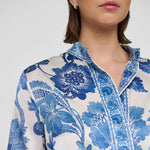 DEA KUDIBAL DanittaDEA Blouse with Stand Collar in Blossoming