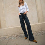 MOS MOSH MMColette Deluxe Jeans 32" in Dark Blue