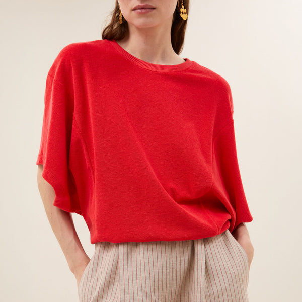 BY-BAR Nuki Slub Top in Lollipop