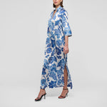 DEA KUDIBAL HelgaDEA Silk Kimono Dress in Blossoming