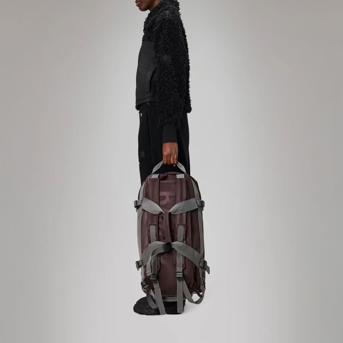 RAINS Texel Duffel Bag Small W3 in Depth