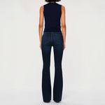 DL1961 Bridget Boot High Rise Instasculpt 33" Jeans in Dark Indigo