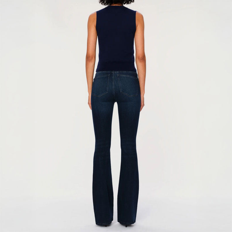 DL1961 Bridget Boot High Rise Instasculpt 33" Jeans in Dark Indigo
