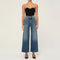 DL1961 Hepburn Wide Leg Jeans in Seagate