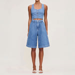 DL1961 Hepburn High Rise Jean Short in Great Falls