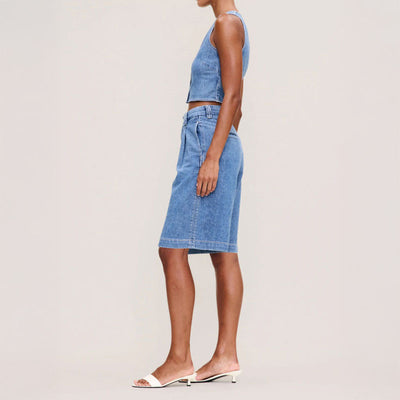 DL1961 Hepburn High Rise Jean Short in Great Falls