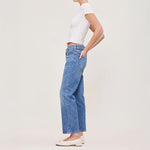 DL1961 Romie Slim Straight Mid Rise Highluxe Jeans in Meadow Lake