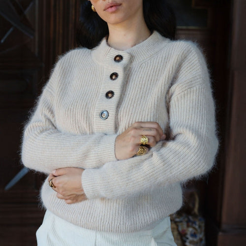 ORFEO Gaspard Jumper in Beige