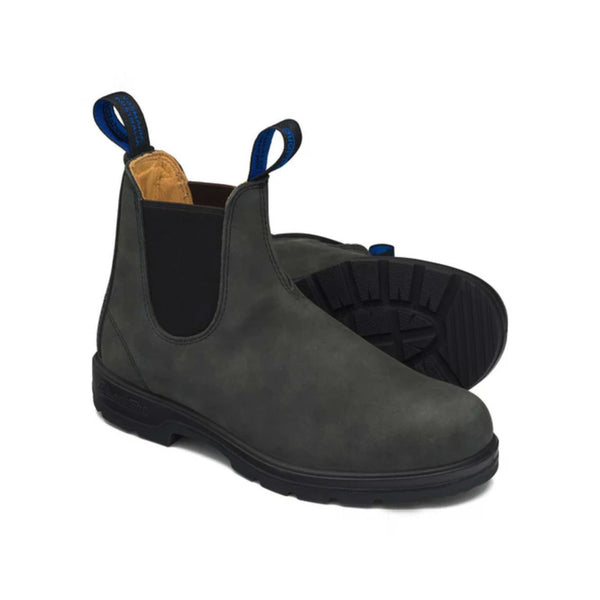 BLUNDSTONE 1478 Leather Boots in Rustic Black