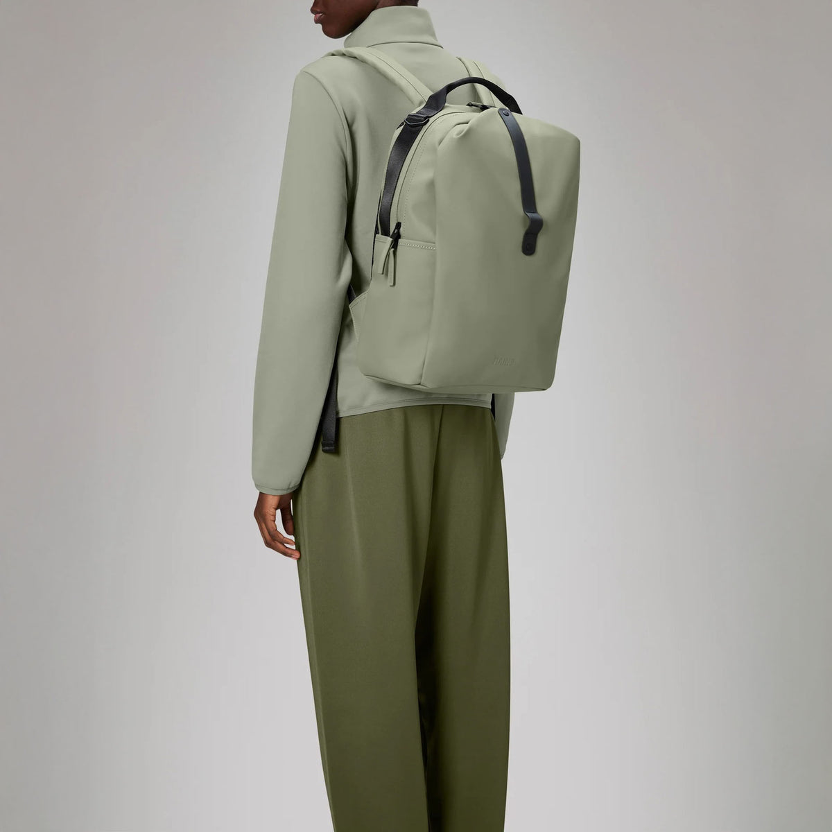 RAINS Clip Front Backpack W3 in Drift
