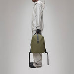 RAINS Clip Front Backpack W3 in Marsh