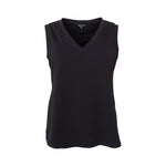 BLACK COLOUR BCMay V Neck Top in Black