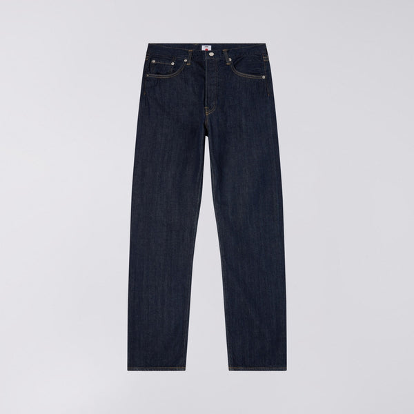 EDWIN Regular Straight Kaihara Indigo Lightweight Red Selvage Jeans in Blue Rinsed