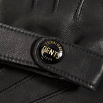 DENTS Fleming Leather Driving Gloves in Black
