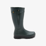 LOAKE Wellington Rubber Lined Boots in Green