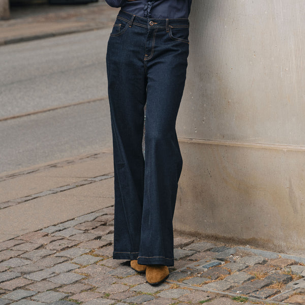 MOS MOSH MMDara Deluxe Jeans 32" in Dark Blue