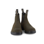 BLUNDSTONE 1615 Suede Boots in Dark Olive