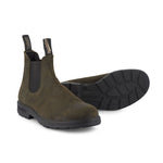 BLUNDSTONE 1615 Suede Boots in Dark Olive
