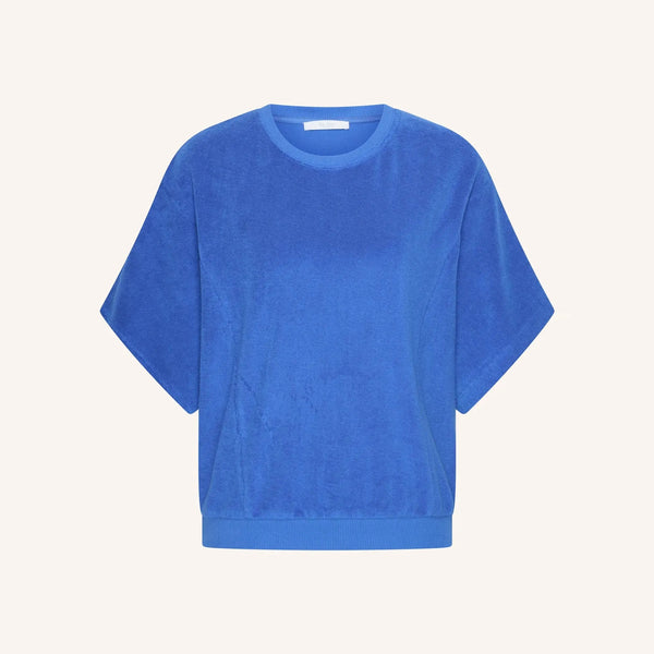 BY-BAR Nuki Slub Top in Azul Blue