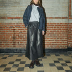MOS MOSH MMDeena Leather Skirt in Black