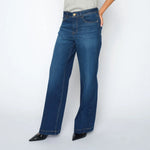 MOS MOSH MMDara Deluxe Wide Leg Jeans in Blue