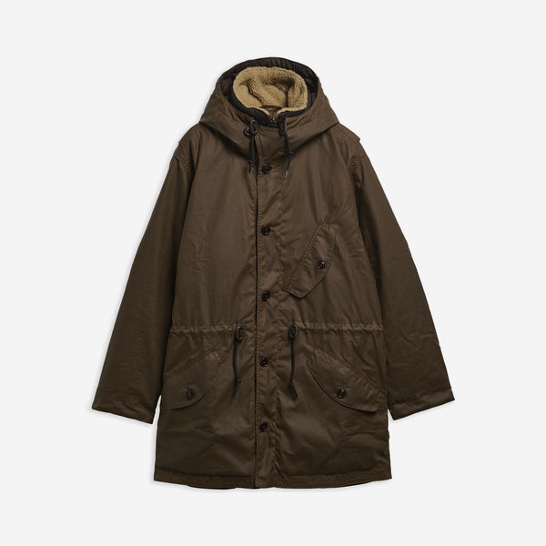 BARBOUR Ursula Wax Parka in Bark