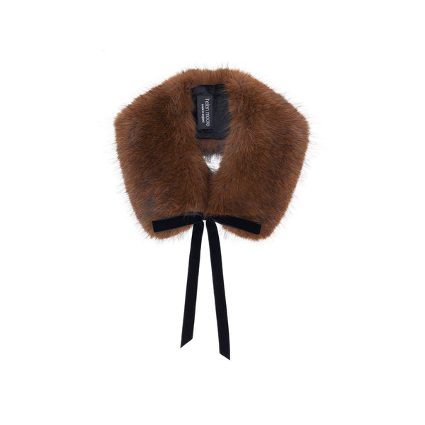 HELEN MOORE Diana Collar in Mahogany