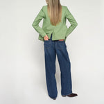MOS MOSH MMDara Verneza Wide Leg Jeans in Dark Blue