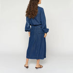 MOS MOSH MMKoda Denim Skirt in Dark Blue