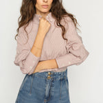 MOS MOSH MMBritze Check Shirt in Dusty Rose