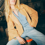 MOS MOSH MMMattie Flip Denim Shirt in Mid Blue