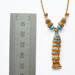PHILIPPA KUNISCH S Fish Necklace in Orange