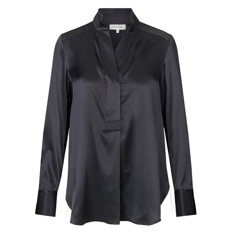DEA KUDIBAL Nate Blouse with High Cuffs in Inkpot