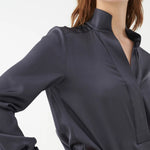 DEA KUDIBAL Nate Blouse with High Cuffs in Inkpot