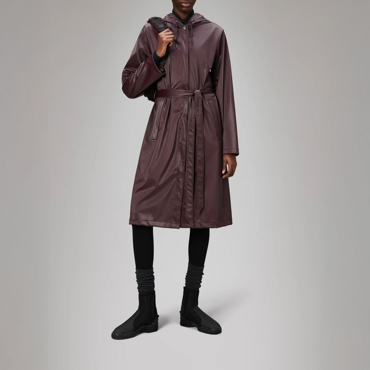 RAINS A-Line W Jacket W3 in Depth