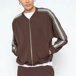 MOS MOSH MMArdie Zip Oversize Sweatshirt in Delicioso
