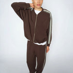 MOS MOSH MMArdie Zip Oversize Sweatshirt in Delicioso