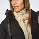 MOS MOSH MMEnata Cashmere Knit Scarf in Oxford Tan