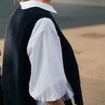 MOS MOSH MMMaxime Nylah Stripe Oversize Cropped Shirt in Bright White
